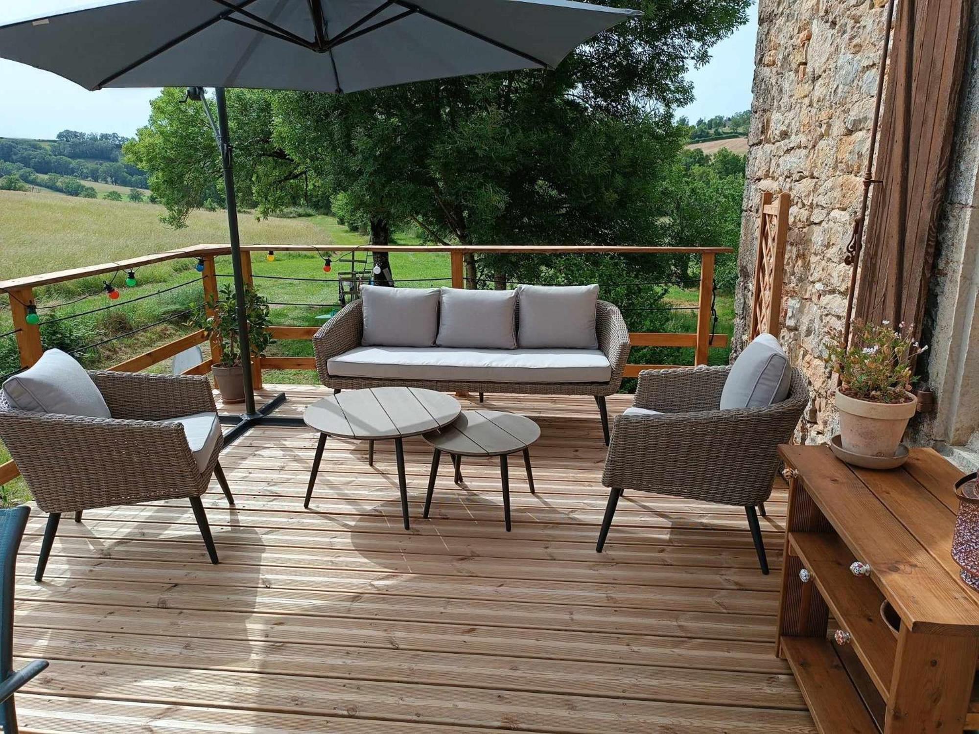 Bed and Breakfast La Prade Basse 82 Saint-Antonin Exterior foto